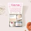 Dear Ava Spa Gifts for Women - Organic Self Care luxury Anti Stress Relaxing Bath and Body Kit Set Basket Box for Her with Heartfelt Card - Memorial Gift for Nana view 1