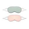 Magik 2-in-1 Double-Sided Sleep Eye Mask Warm&Cool Travel Breathable Blindfold Mask (Gray&Pink, 1 Pack) view 1