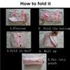 14L Collapsible Feet Soaking Bag Tub with Handles for Girls Women, Portable Pedicure Foot Spa Soak Bath Foldable Basin Bucket for Travel Camping, Pink view 3