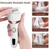 Electric Callus Remover Refill,Elmchee Perfect Refill 3 Same Rough Replacement Rollers Professional Feet Care Grinding Heads Pack of 3 (Grey) view 3
