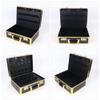 CNCEST Barber Carrying Case,Large Barber Beauty Salon Tool Kits Storage,Portable Travel Carry Case Hairdresser for Hair Stylist Pet Groomer (Gold) view 4