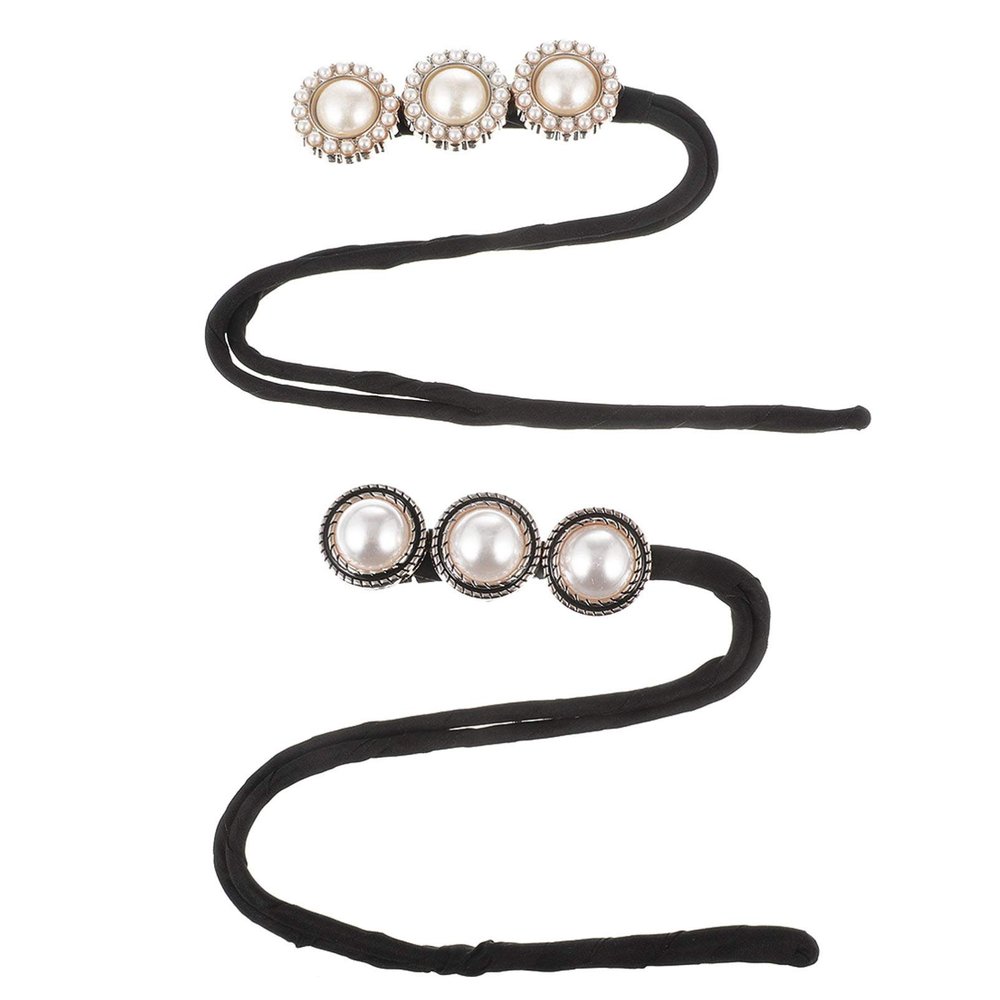 Beaupretty 2pcs Vintage Hair Bun Maker Elegant Retro Hair Styling Tool Accessory for Women and Girls for Everyday Use