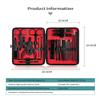 4-23 Nail Clippers, Pedicure Scissors Set Stainless Steel Eagle Hook Portable Manicure Nail Clipper Tool Set 18pcsblue view 3