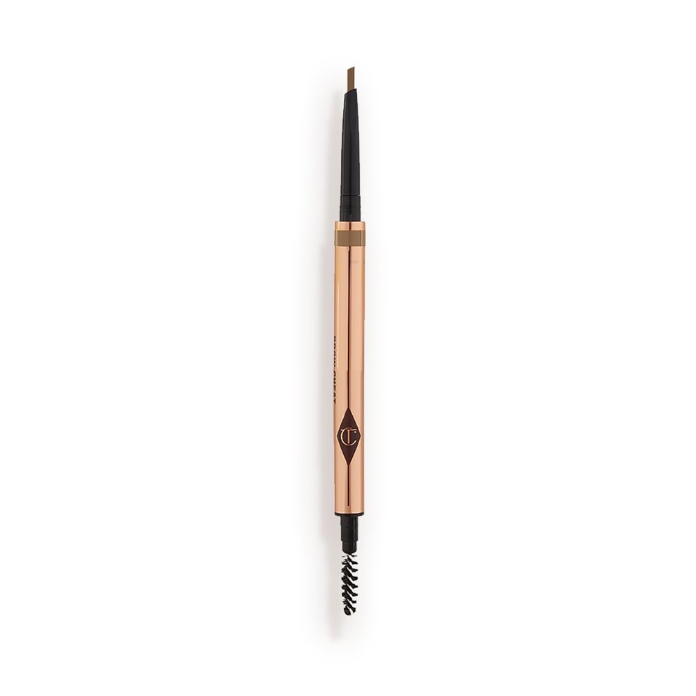 Charlotte Tilbury Brow Cheat Eyebrow Pencil - Refillable Micro-Precision Brow Pencil with Angled Tip for Natural Hair-Like Strokes - 16-Hour Wear, Waterproof, Vitamin E + Carnauba Wax - Taupe