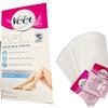 Veet Pure Cold Wax Strips, Legs & Body, Sensitive Skin, 20 Strips, 2 Finish Wipes, Hair Removal, Removes Hair From Root, 28 Days Smoothness, Hypoallergenic Formula (Packaging may vary) view 1