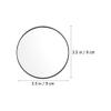 Lurrose 4pcs Magnifying Makeup Mirror Pocket Plastic Woman Barber Mirror with Suction Cup Square Travel Magnifier Round Single Sided Sucker Vanity view 2