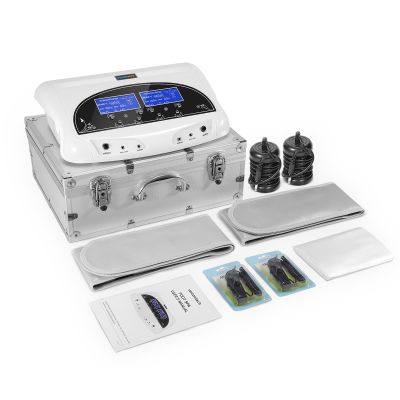 Veicomtech Dual Ionic Foot Bath Detox Machine - Professional Ionic Foot Bath Spa Cleanse with 2 Waist Belts, 2 Arrays, 10 Liners