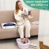 Veicomtech Dual Ionic Foot Bath Detox Machine - Professional Ionic Foot Bath Spa Cleanse with 2 Waist Belts, 2 Arrays, 10 Liners view 2
