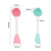XYAA Silicone Skin Care Brush, Portable Nose Cleaning Facial Care Facial Massage Facial Brush, Facial Cleaner mud Mixing Tool(8) view 3
