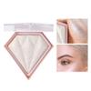 AKARY Face Glitter Blush Pink Shimmer Highlighter Blusher Powder Makeup Cosmetics Facial Contour Corrector Shine Rouge (#01 Pearl White) view 1