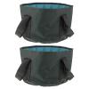 2pcs Folding Foot Bath Tub Foot Soaking Bath Basin Portable Bucket Laundry Buckets for Outdoor Camping Washing 13L view 1