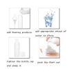 100ml Foaming Soap Dispenser Bottles, White Empty Foaming Bottle Mousse Liquid Container for Travel Bathroom Kitchen Sink Countertop (4 Pcs) view 4