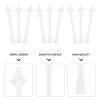 Beaupretty Nose Wax Applicator Sticks Nose Wax Sticks 20pcs Hair Removal Wax Nose Hair Stick White Cleaning Stick Pp Plastic 2 in 1 Miss Wax Applicator Sticks Plastic Wax Rod Wand view 3