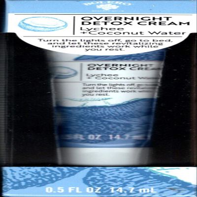 Bolero Beverly Hills Overnight Detox Cream Lychee + Coconut Water 5fl oz (14.7ml)