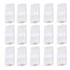 20 Pcs 15ML Clear Empty Plastic Oval Deodorant Containers Lipstick Lip Balm Tubes 0.5 Oz Oval Twist-Up Refillable Tubes BPA Free for DIY Lip Balm Lipstick Crayon Chapstick Homemade Aromatherapy view 1