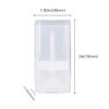 20 Pcs 15ML Clear Empty Plastic Oval Deodorant Containers Lipstick Lip Balm Tubes 0.5 Oz Oval Twist-Up Refillable Tubes BPA Free for DIY Lip Balm Lipstick Crayon Chapstick Homemade Aromatherapy view 2