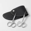 BEZOX Premium Nail Scissors 2PCS, Professional Curved and Stright Manicure Scissors - Multi-purpose Stainless Steel Beauty Grooming Scissor for Nail, Facial Hair, Eyebrow, Eyelash, Dry Skin view 2