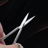 BEZOX Premium Nail Scissors 2PCS, Professional Curved and Stright Manicure Scissors - Multi-purpose Stainless Steel Beauty Grooming Scissor for Nail, Facial Hair, Eyebrow, Eyelash, Dry Skin view 4