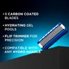Wilkinson Sword Hydro 5 Skin Protection Regular  Razor Blades for Men, Blue, Pack of 8 view 2