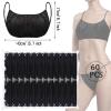 60 Pieces Disposable Bras Black Disposable Bra Disposable Spa Bras Women's Disposable Sunless Spray Tan Top Underwear Brassieres for Spray Tanning view 2