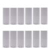 20 Pcs 15ML Empty Plastic Oval Deodorant Containers Lipstick Lip Balm Tubes 0.5 Oz Oval Twist-Up Refillable Tubes BPA Free for DIY Lip Balm Lipstick Crayon Chapstick Aromatherapy Homemade (White) view 1