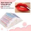 300PCS Glitter Crystal Lip Brush, Disposable Crystal Lip Brushes Tool Kits Lip Gloss Applicators Make Up Brush Lipstick Gloss Wands Makeup Applicators Brushes Applicator tool Makeup Beauty Tool Kits1 view 2