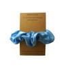 MORE SUNDAY 100% Natural Mulberry Silk Scrunchie | Perfect for Birthday Gift, Mother's Day, Just Because, Treat Yourself, Self care | Tissue Paper Wrapping (Pink, Silver, White, Emerald, Plum, Blue, Carmel) (French Blue) view 1