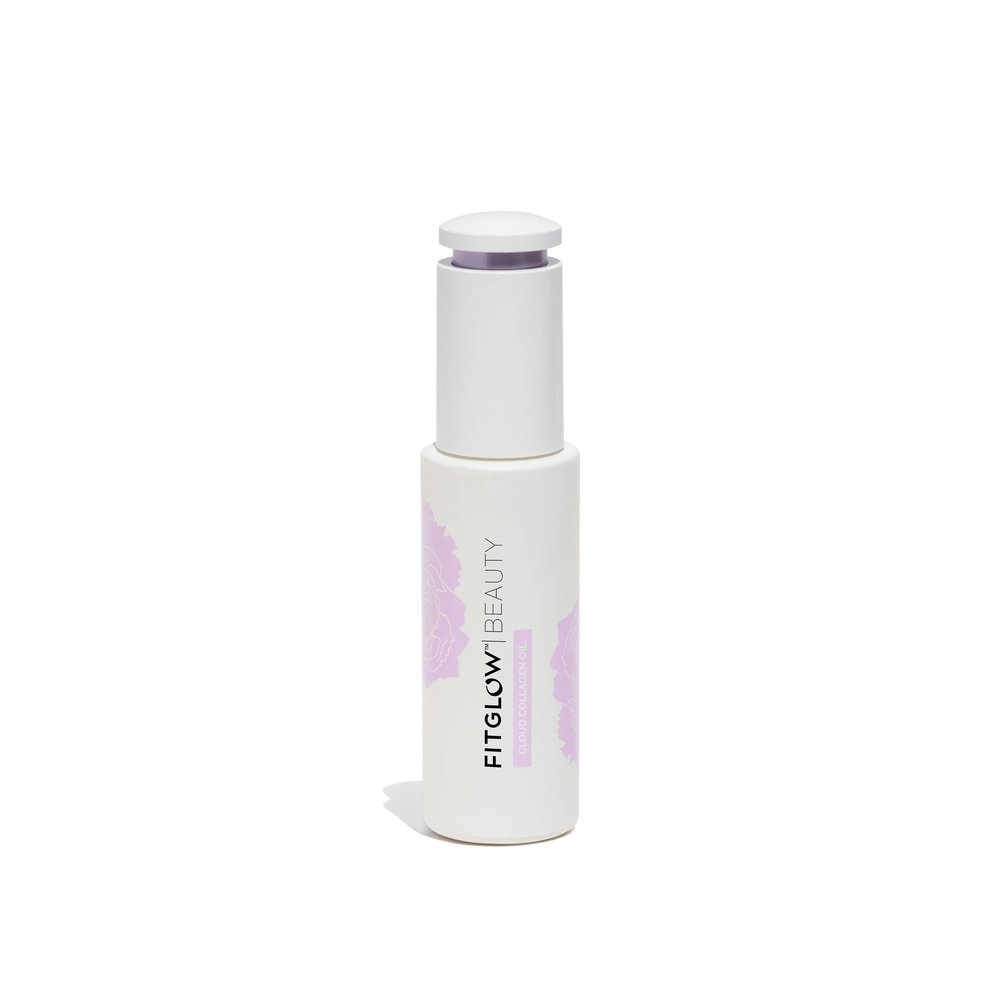 Fitglow Beauty Cloud Collagen Oil | Hydrating Face Serum for Anti-Aging & Glow | Boosts Collagen, Smooths Fine Lines | Antioxidant-Rich Plant Oils | Lightweight | 30ml