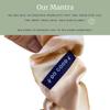 MORE SUNDAY 100% Natural Mulberry Silk Scrunchie | Perfect for Birthday Gift, Mother's Day, Just Because, Treat Yourself, Self care | Tissue Paper Wrapping (Pink, Silver, White, Emerald, Plum, Blue, Carmel) (Light Champagne) view 4