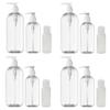 KOALA Clear Empty Refillable Bottles with Leakproof BPA Free Container Fits for Lotion, Shampoo, Conditioner, Cream, Travel Size Hand Sanitizer Refills (16oz, 8oz & 2oz, Pack of 12) view 1