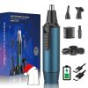 AREYZIN Nose Hair Trimmer for Men,2025 Professional 3 in 1 Painless Rechargeable Ear and Nose Trimmer,IPX7 Waterproof Eyebrow Facial Hair Trimmer Body Grooming Kit Dual Edge Blades view 1