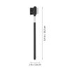 3Pcs Brush, Comb Eye Shadow Brush Comb Brow Lash Mascara Brush Comb for (Black1) view 2