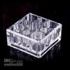 Anncus Clear Acrylic Crystal Cube lipstick Cosmetic Organizer Makeup Case Storage Box view 1