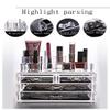 Anncus Transparent Makeup Box Acrylic Cosmetics Organizer Desktop Clear Box Storage Case Make Up Drawer cosmetic storage view 2