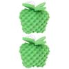 EXCEART 2pcs Boy Girl Cartoon Fruit Shaped Bath Sponge Scrubber Lightweight and Reusable Shower Supplies for Boys and Girls view 1