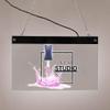 The Geeky Days Nail Art Studio Professional LED Light Up Sign for Business Display Salon Salon Manicure LED Sign Rectangle Display Light Board(19.68 x11inches) view 1