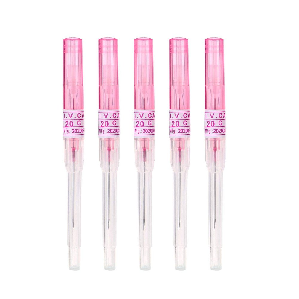 Piercing Needles,5PCS 20G IV Catheter Needles Kit Piercing for IV Start Kits,Ear Nose Piercing Needles Supply(20G)