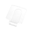 2Pcs Makeup Hand-held Palette Professional Clear Acrylic Makeup Mixing Tray Palette for Foundation Eyeshadow Powders Cosmetics Nail Art Manicure Palette view 3