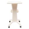 Beauty Salon Trolley Cart Trolley Rolling, Upthehill 2 Tiers White Elegant Spa Beauty Equipment Maintenance Cart Rack Storage Tray for Beauty Medical Instruments, Hairdressing view 4