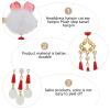 Beaupretty 1pair Cat Ear Tassel Hair Clips Vintage Chinese Style Hair Accessories for Women for Weddings Birthdays and Festivals view 2