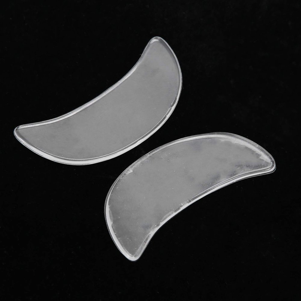 2Pcs AntiWrinkle Face Eye Patch, Reusable Silicone Eye Pad Sticker for Face Caring
