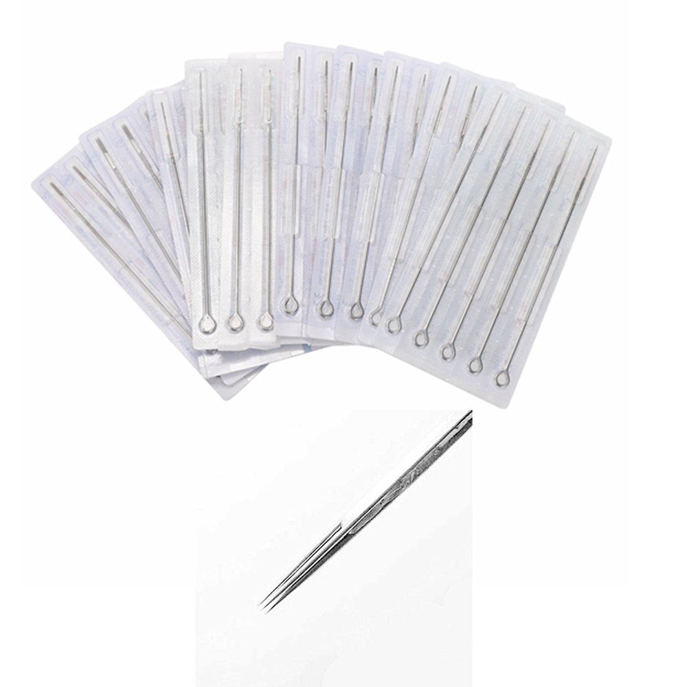 Tattoo Needles,50pcs Disposable Bugpin Needles Premium Quality Tattoo Needle Liners 5RL Tattoo Needles 5 Round Liner (5RL)
