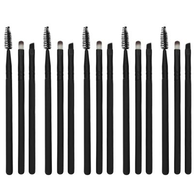 Beaupretty 15pcs Makeup Brush for Women Professional Cosmetic Tools for Eyebrow Lip and Eye Makeup Travel-friendly and Easy to Use for Routine