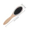 2pcs Wig Steel Comb Paddle Hair Comb Hair Brush Comb Paddle Hair Brush Detangling Hair Comb Wire Bristle Wood Detangling Wooden view 2