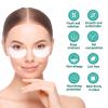 Qleng 50 Pairs Under Eye Pads, Eyelash Extension Eye Pad for Lash Extensions, Hydrogel Eye Patch DIY False Eyelash Lash Extension Makeup Eye Gel Pad view 2