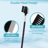 2-in-1 Eyelash Brush and Comb, Stainless Steel Resuable Eyelash Separator Tool Portable Eye Lash Brush Mascara Applicator Makeup Tool for Woman view 4