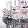 Anncus Makeup Organizer Display Stand 360-Degree Rotating Adjustable Multi-Function Acrylic Cosmetic Storage - (Color: Clear) view 4