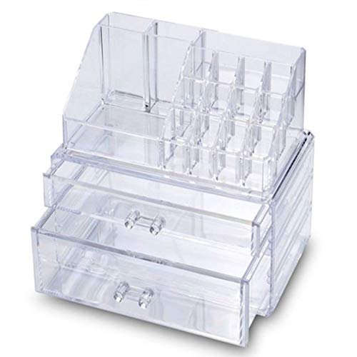 Anncus 6pcs/lot Acrylic Makeup Storage Case Nail Polish Rack Cosmetic Storage box Lipstick Holder Makeup Brush Organizer 7 styles - (Color: E)