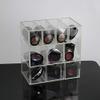 Anncus 10 Grids Acrylic Makeup Organizer Lipstick Cosmetic Box Storage Box Jewelry Box Case Holder Display Stand Make Up Organizer - (Color: Clear) view 2
