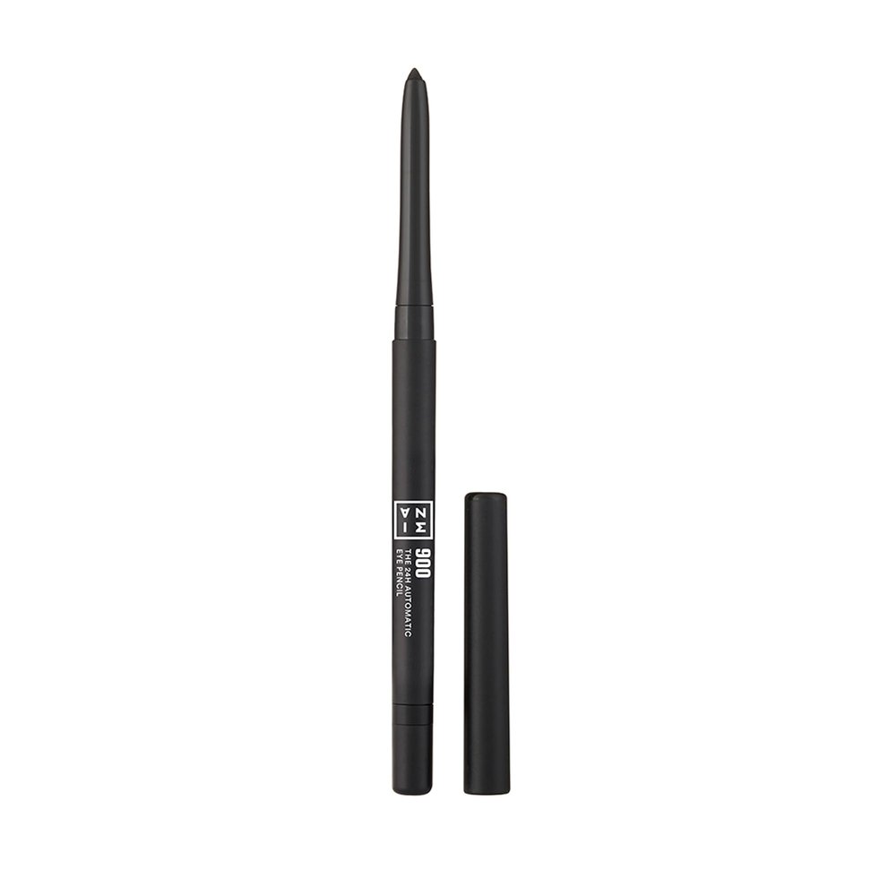 3INA The 24H Automatic Eye Pencil - Highly Pigmented Eyeliner Pencil - 24-Hour Wear Eye Makeup - Retractable with Built-In Sharpener - 900-0.011 oz